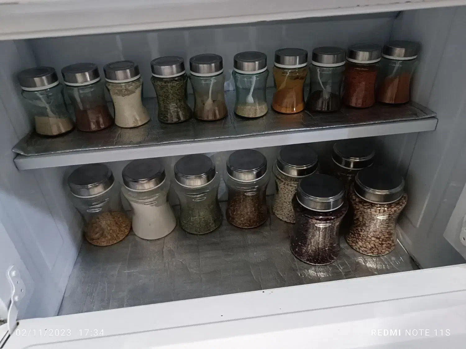 جا حبوبات شیشه ای جا ادویه|ظروف نگهدارنده، پلاستیکی، یک‌بارمصرف|تهران, خزانه|دیوار