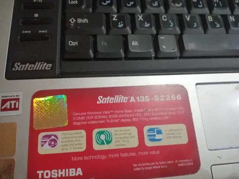 لپتاپ توشیبا فروش نقدی یا معاوضه با گوشی اندروید|رایانه همراه|تهران, شهرک فردوس (حسینی)|دیوار