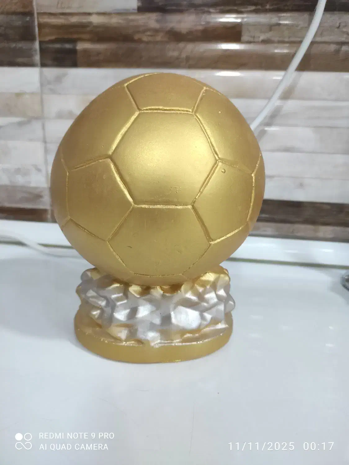 تندیس و مجسمه طرح توپ طلا|مجسمه، تندیس، ماکت|بوشهر, |دیوار