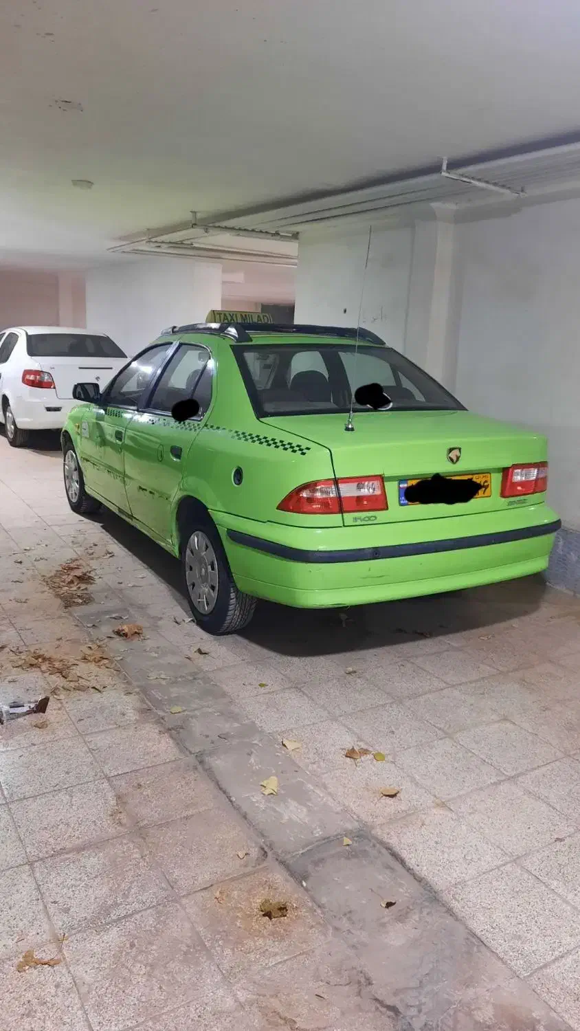 فروش تاکسی سمند سبز|خودرو سواری و وانت|بجنورد, |دیوار