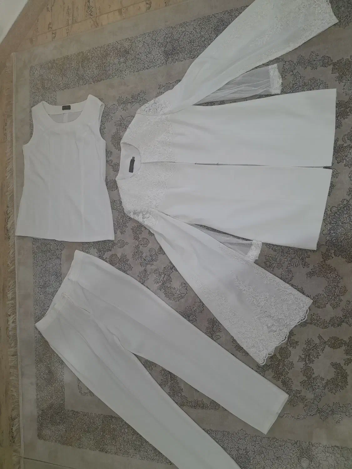 کت شلوار سفید عقد|لباس|آمل, |دیوار