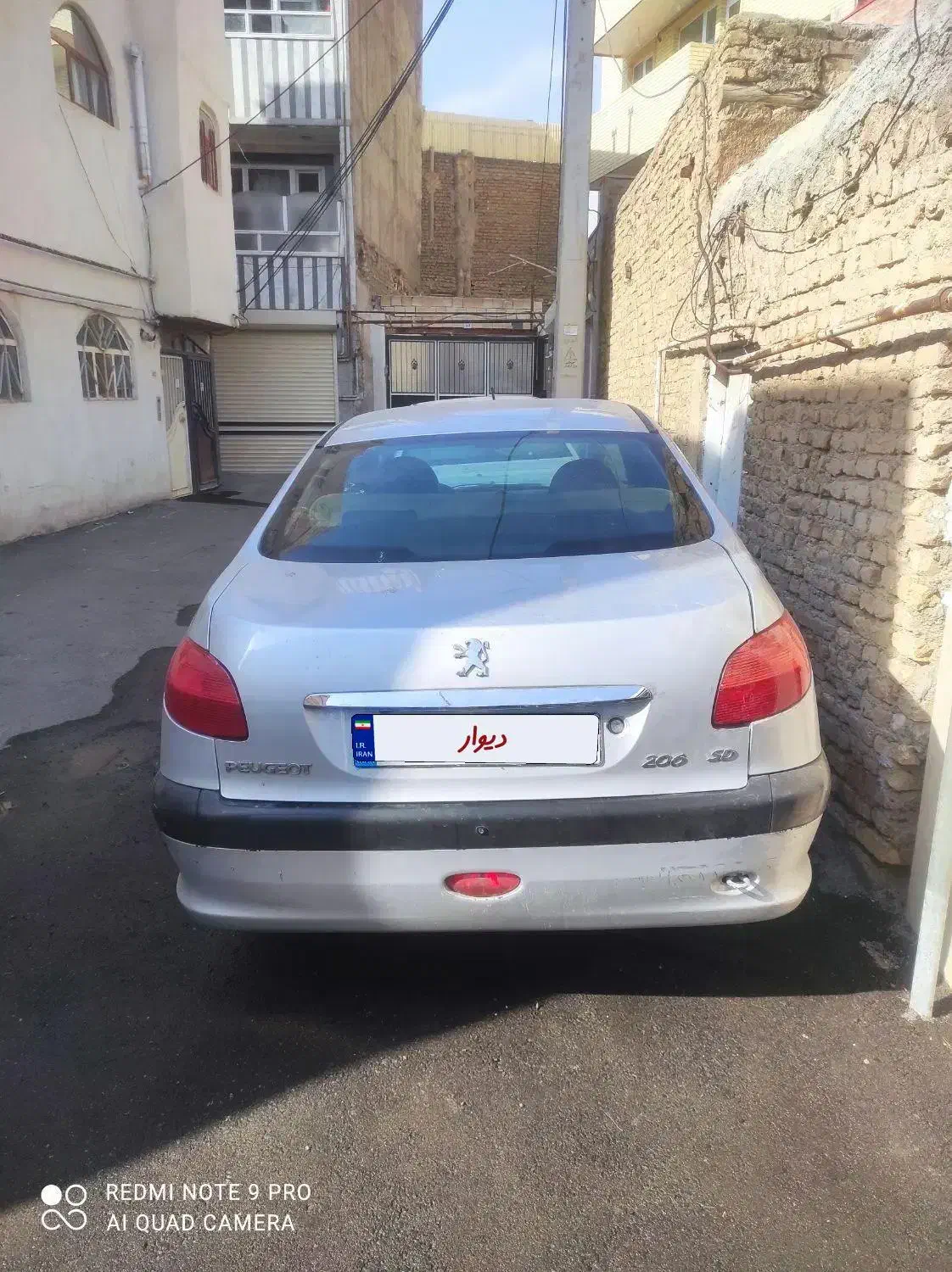 206 اس دی مدل 86|خودرو سواری و وانت|تبریز, |دیوار