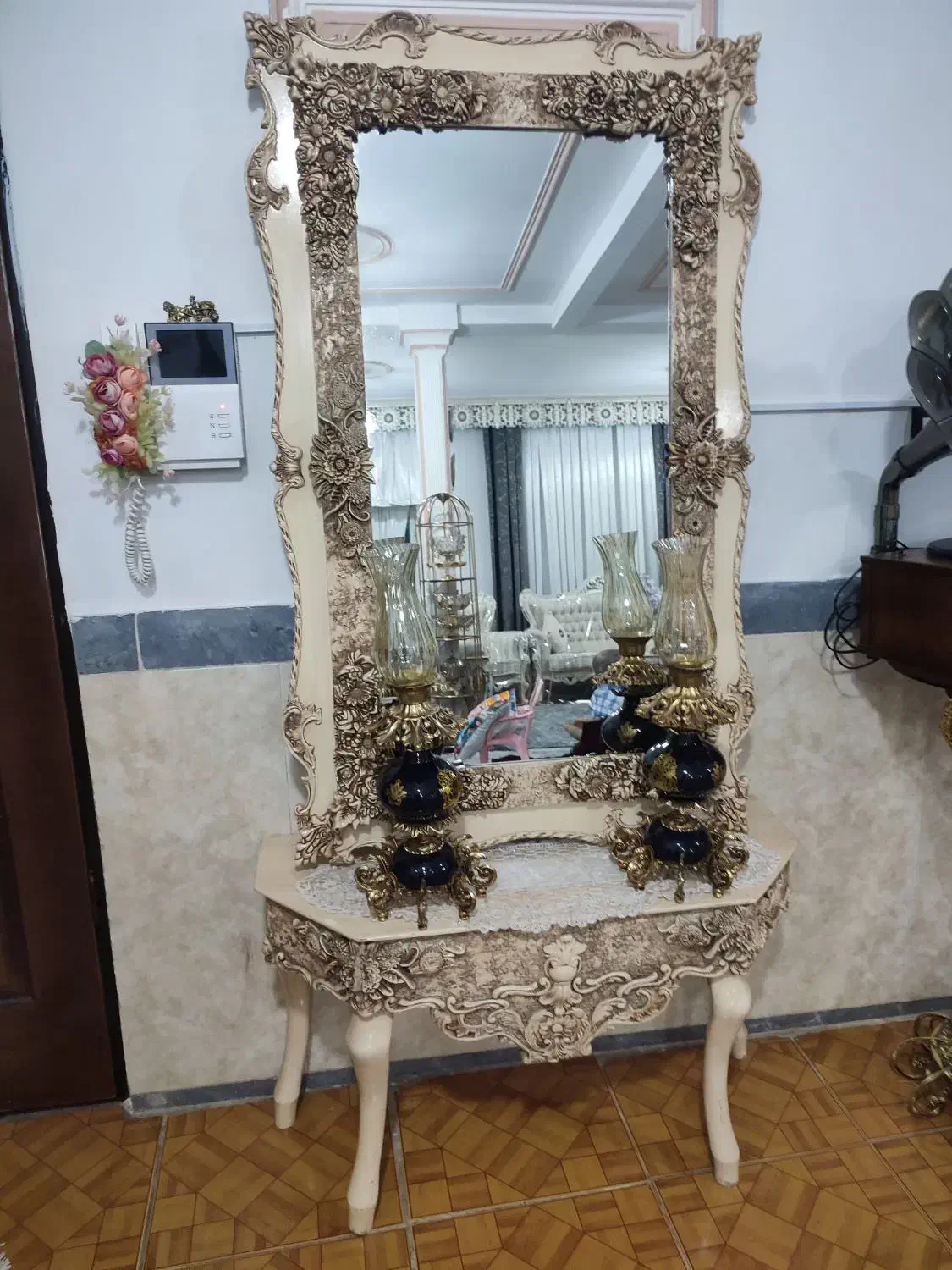 اینه و کنسول|بوفه، ویترین، کنسول|نهاوند, |دیوار