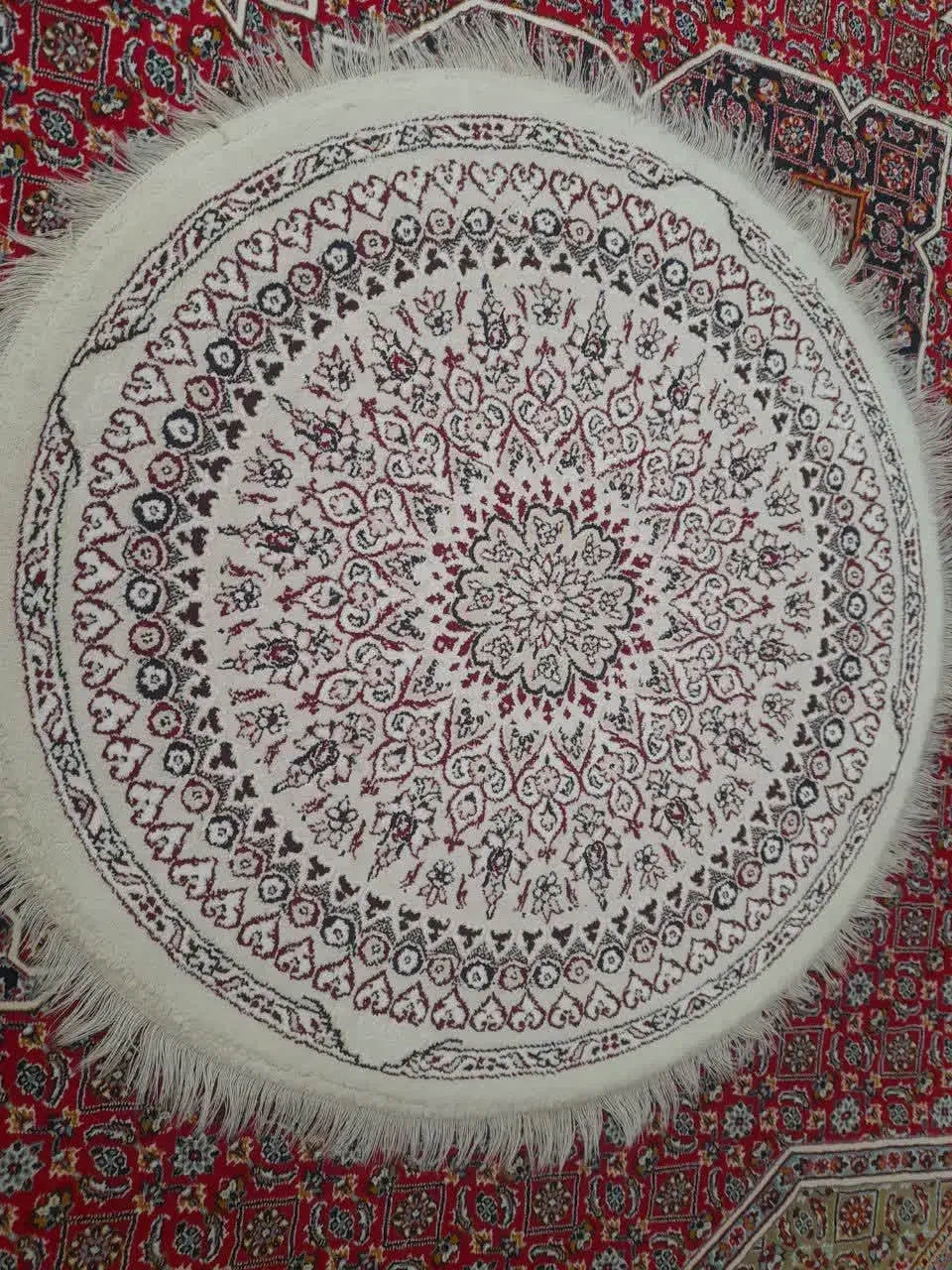 فرش گرد ۱متری|فرش|بروجرد, |دیوار