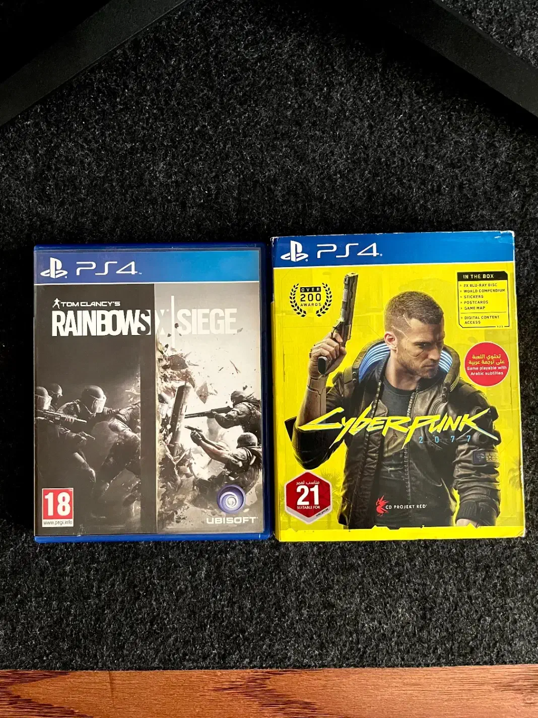 دیسک بازی سایبرپانک و رینبو سیکس مخصوص PS4 و PS5|کنسول، بازی ویدئویی و آنلاین|شیراز, ریشمک|دیوار