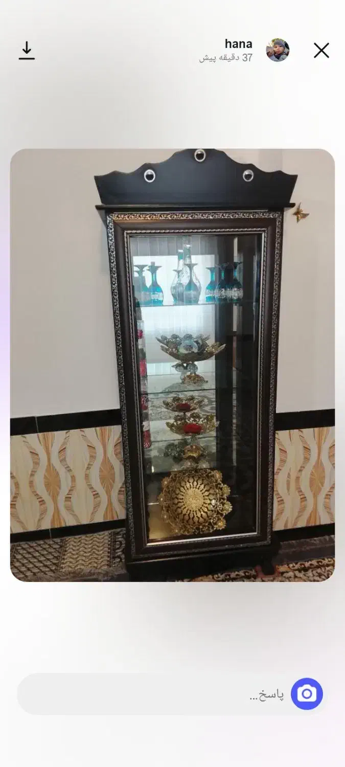 بوفه تمیز و بدون خط و خش فقط بخاطر تغییر دکور|بوفه، ویترین، کنسول|نهاوند, |دیوار