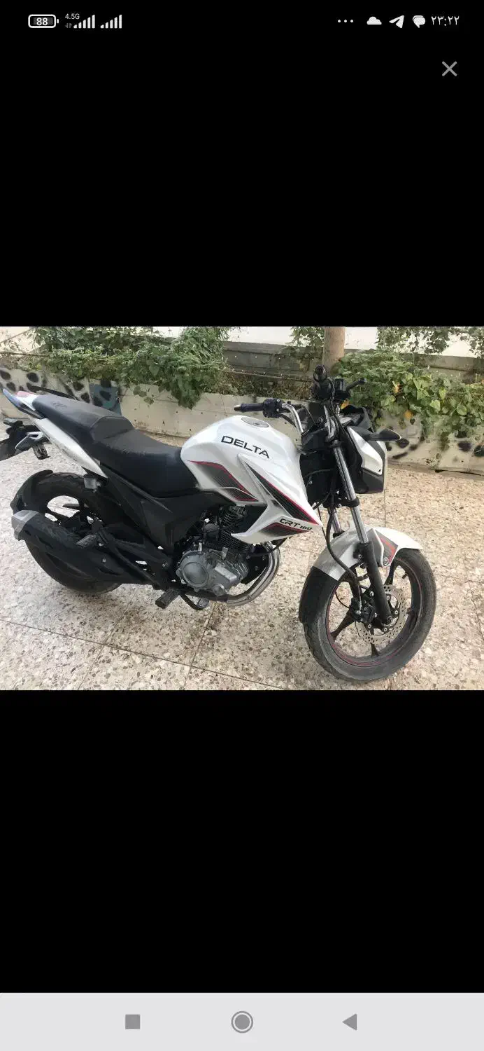 موتور دلتا 160بسیار تمیز|موتورسیکلت|شاهین‌شهر, شهرک ردانی پور|دیوار