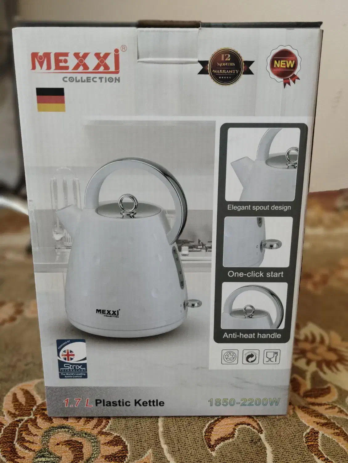 کتری برقی سفید|قوری، کتری، قهوهساز دستی|اهواز, شهرک دانشگاه|دیوار