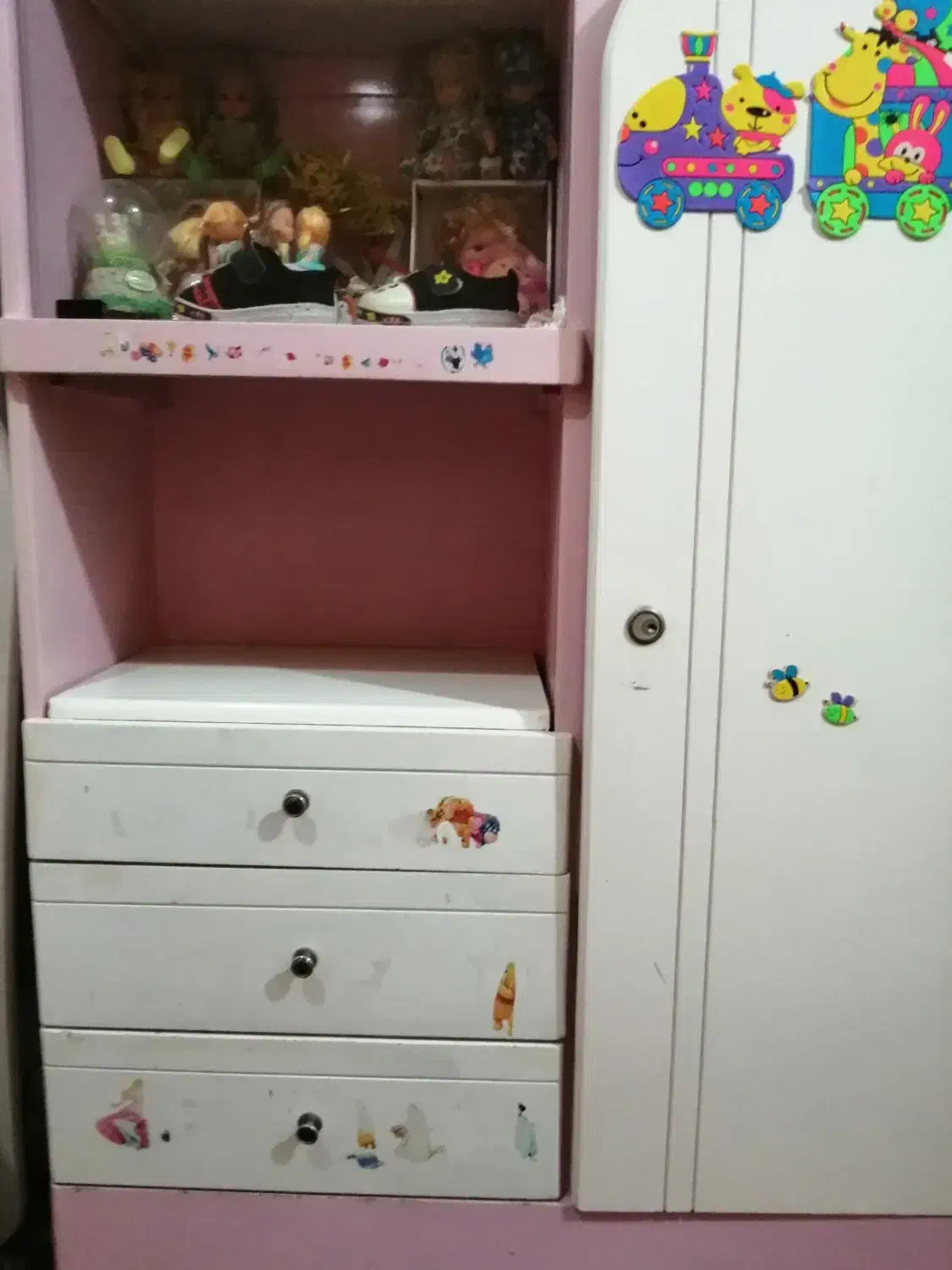 کمد و ویترین بچگانه|اسباب و اثاث بچه|شوشتر, |دیوار