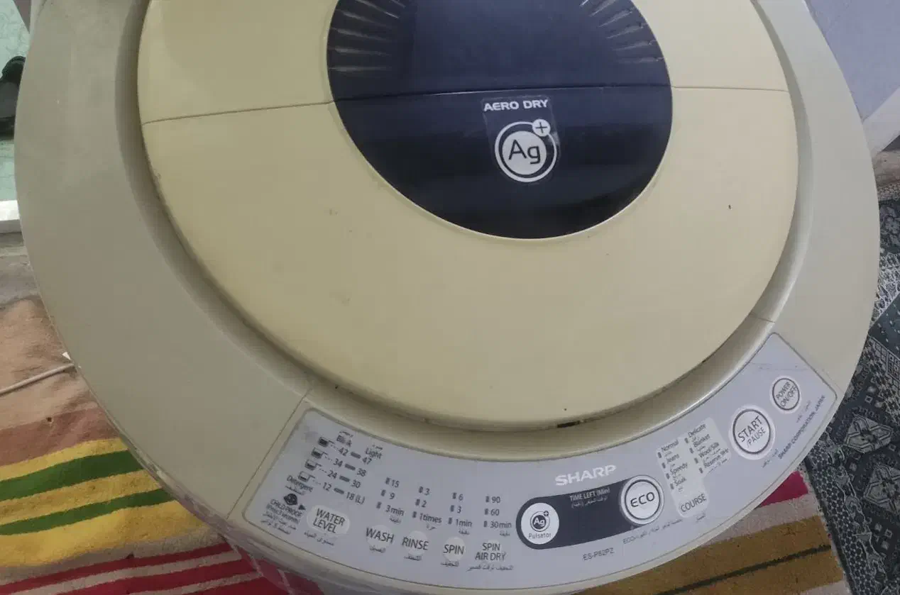 لباسشویی شارپ وبخاری کپسولی|ماشین لباسشویی و خشک‌کن لباس|جهرم, |دیوار