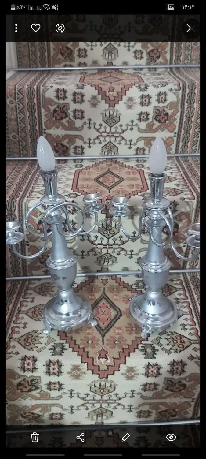 آینه و شمعدان|آینه|زنجان, |دیوار