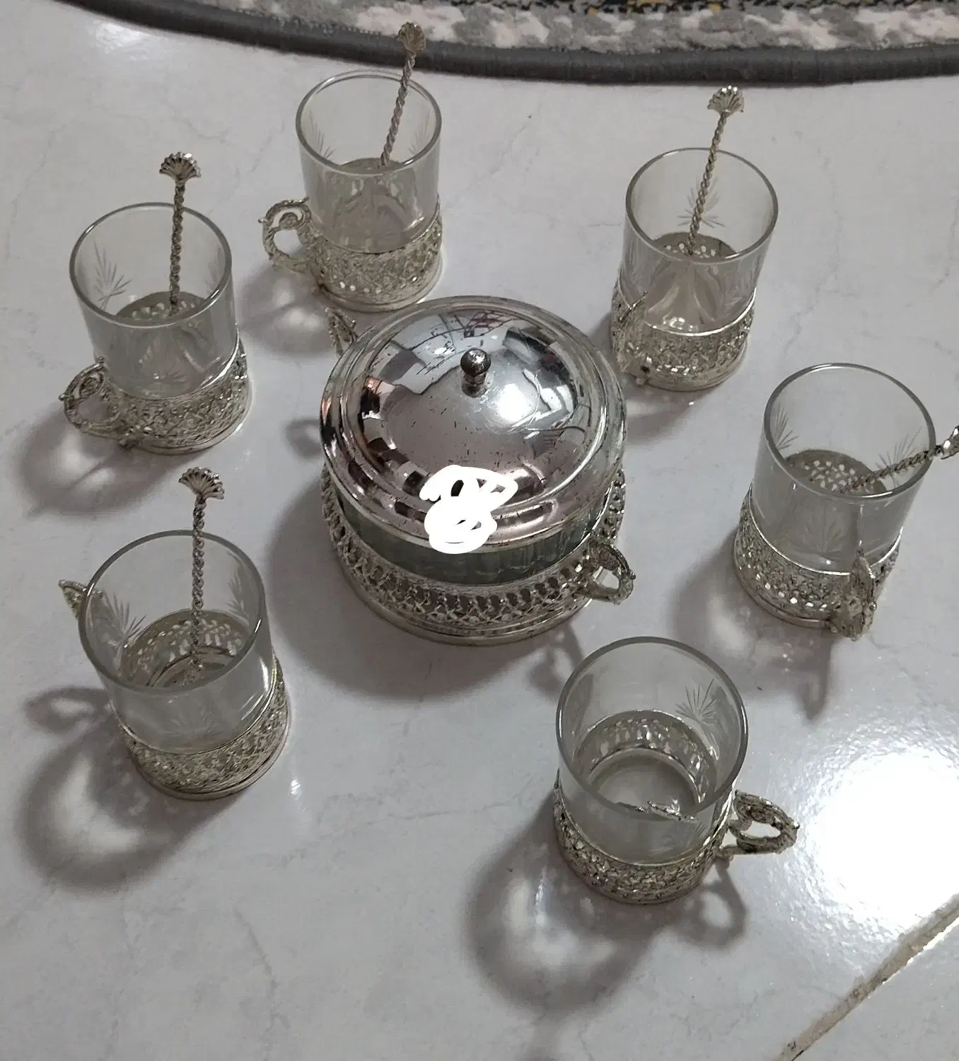 چای خوری سیلور|ظروف سرو و پذیرایی|شاهین‌شهر, گرگاب|دیوار