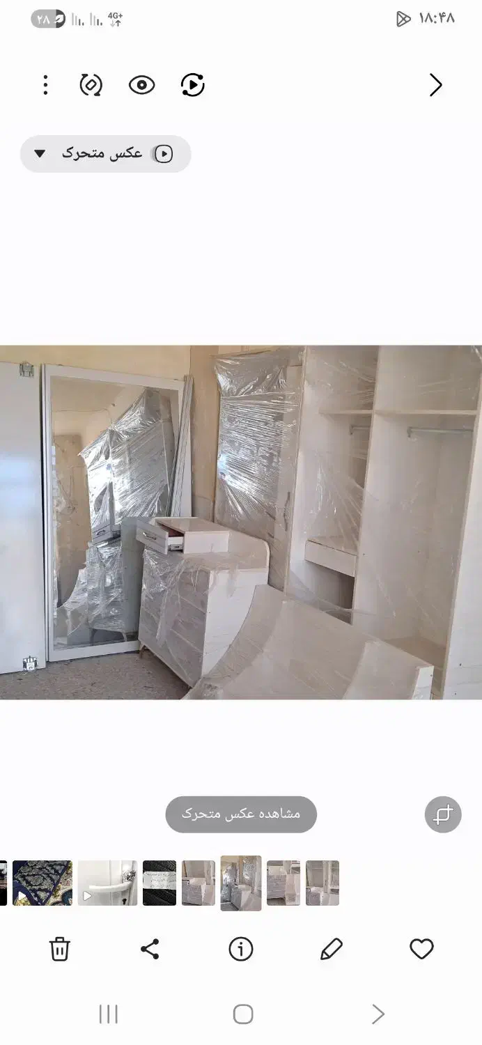 سرویس عروس کمد لباس ،میز آرایش ،دراور ،نونو|تخت و سرویس خواب|خمینی‌شهر, |دیوار