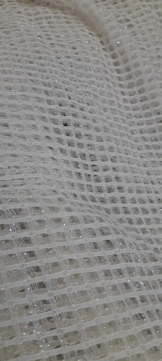 پرده توری شاین دار  یک جفت|پرده، رانر، رومیزی|گرگان, |دیوار