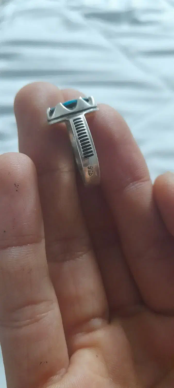 فیروزه نیشابوری رکاب نقره دست ساز|جواهرات|یزد, |دیوار