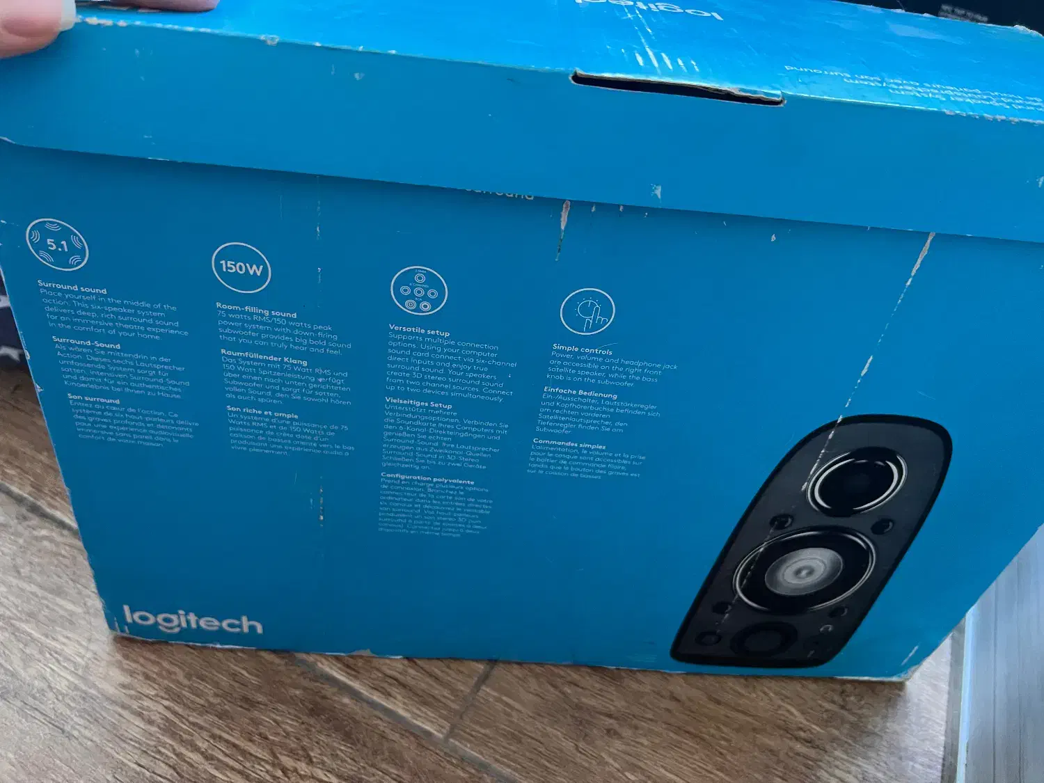 اسپیکر logitech z506|سیستم صوتی خانگی|تهران, پونک|دیوار