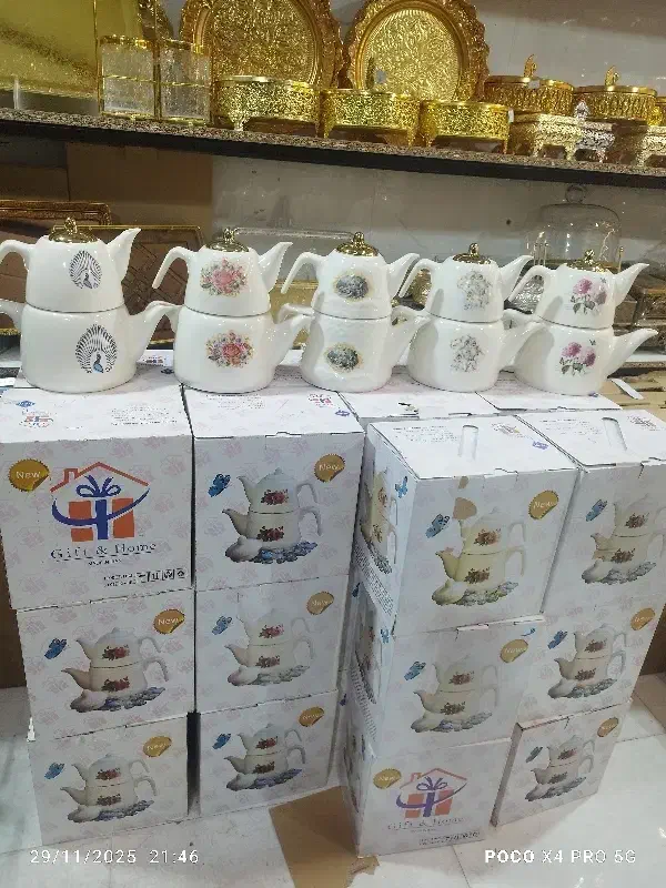 کتری قوری سرامیک|قوری، کتری، قهوه‌ساز دستی|مشهد, خواجه ربیع|دیوار