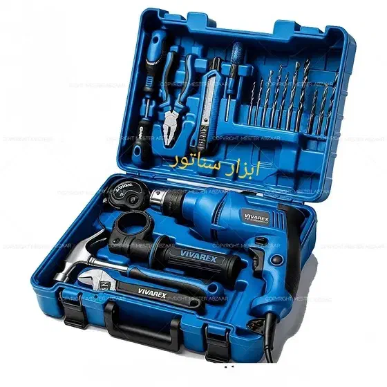 دریل چکشی همراه با ابزار کاربردی در ابزار سناتور|ابزارآلات|اصفهان, کشاورزی|دیوار