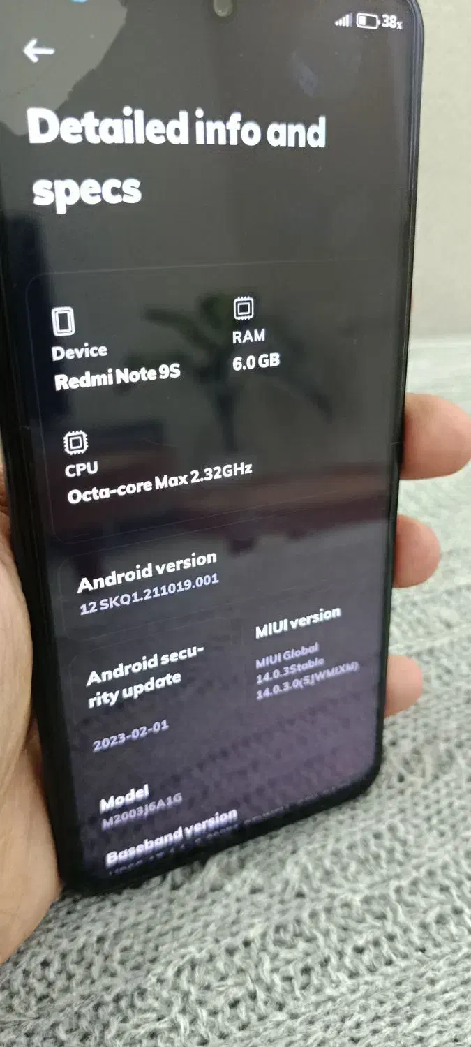 گوشی redmi note 9s ram6 128g|موبایل|تهران, سنائی|دیوار
