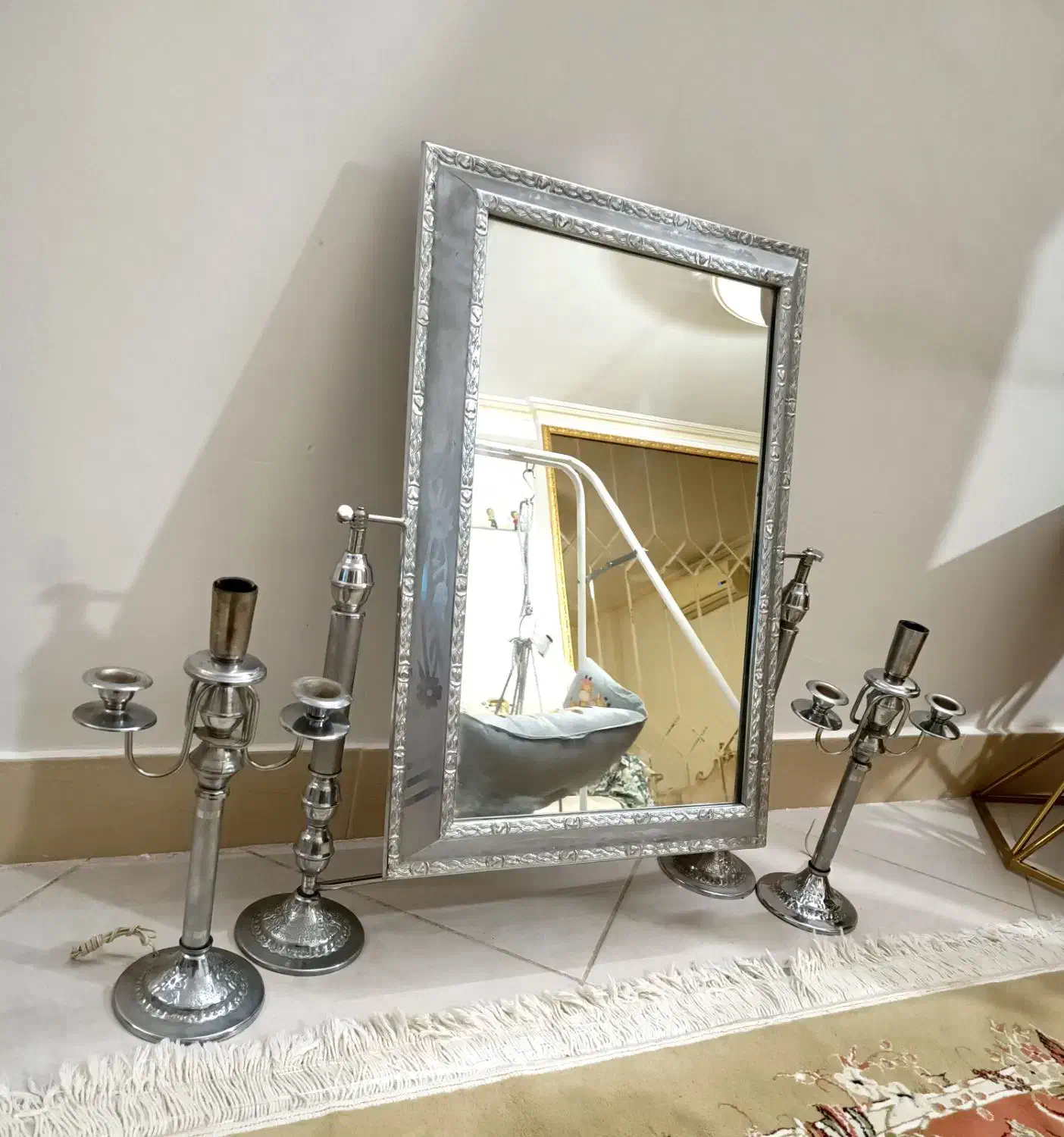 اینه شمعدان|آینه|مشهد, رستگار|دیوار