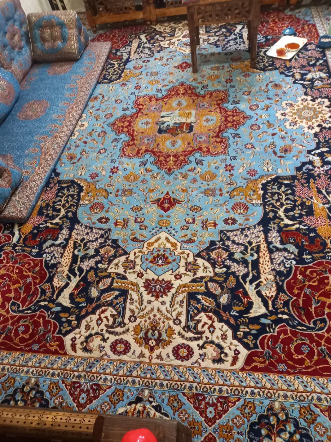 فرش سه در چهار|فرش|شاهرود, |دیوار