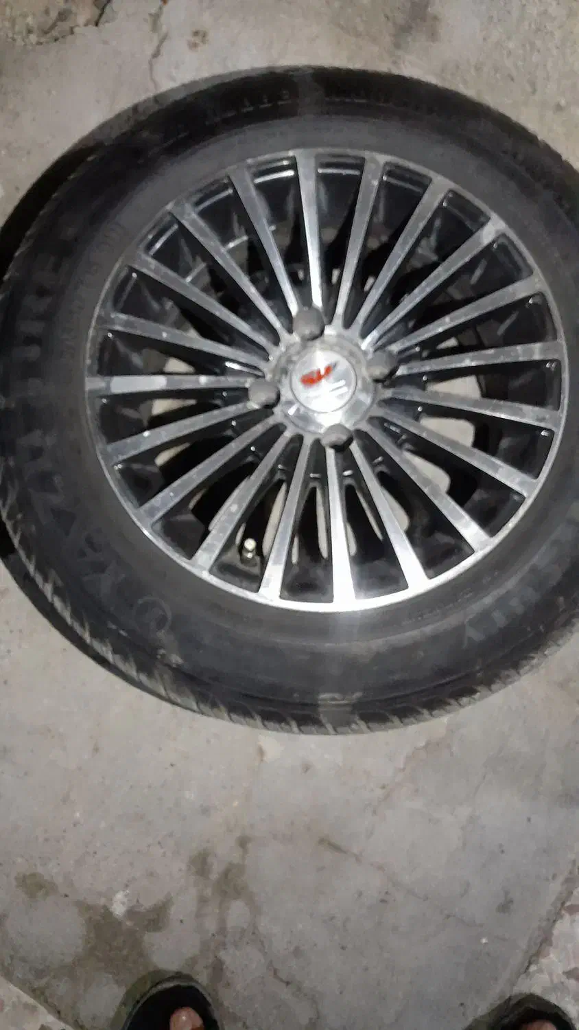 رینگ ۱۶ با لاستیک ۲۰۵|قطعات یدکی و لوازم جانبی|باغستان, |دیوار