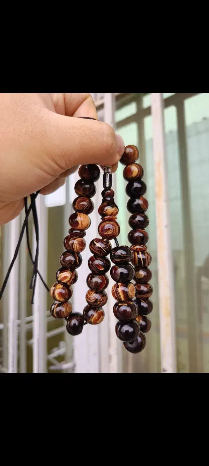 تسبیح کهربا سایز14حسین معتقدی کلکسیونی|کلکسیون اشیاء عتیقه|کرمانشاه, |دیوار