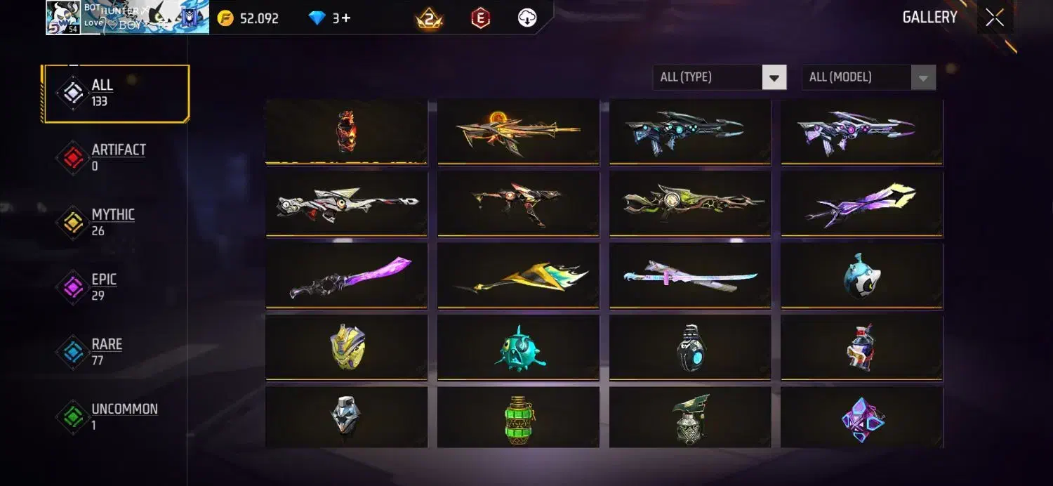 اکانت فریفایر|کنسول، بازی ویدئویی و آنلاین|بندرعباس, |دیوار