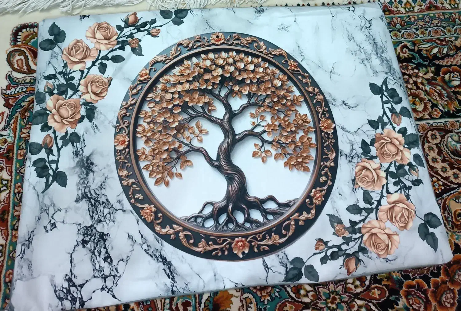 روبالشتی مخمل سه بعدی|رختخواب، بالش، پتو|مشهد, شهرک مهر آباد|دیوار