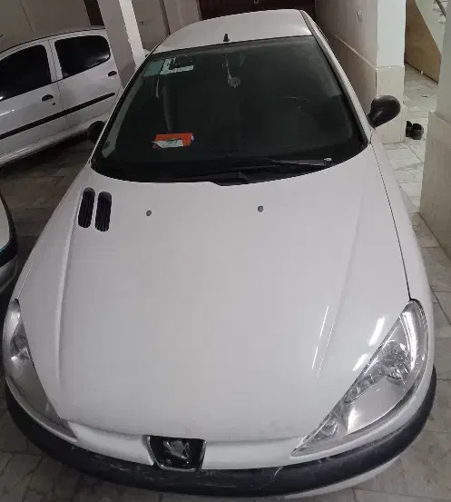 ماشین ۲۰۶ سفید|خودرو سواری و وانت|زاهدان, |دیوار