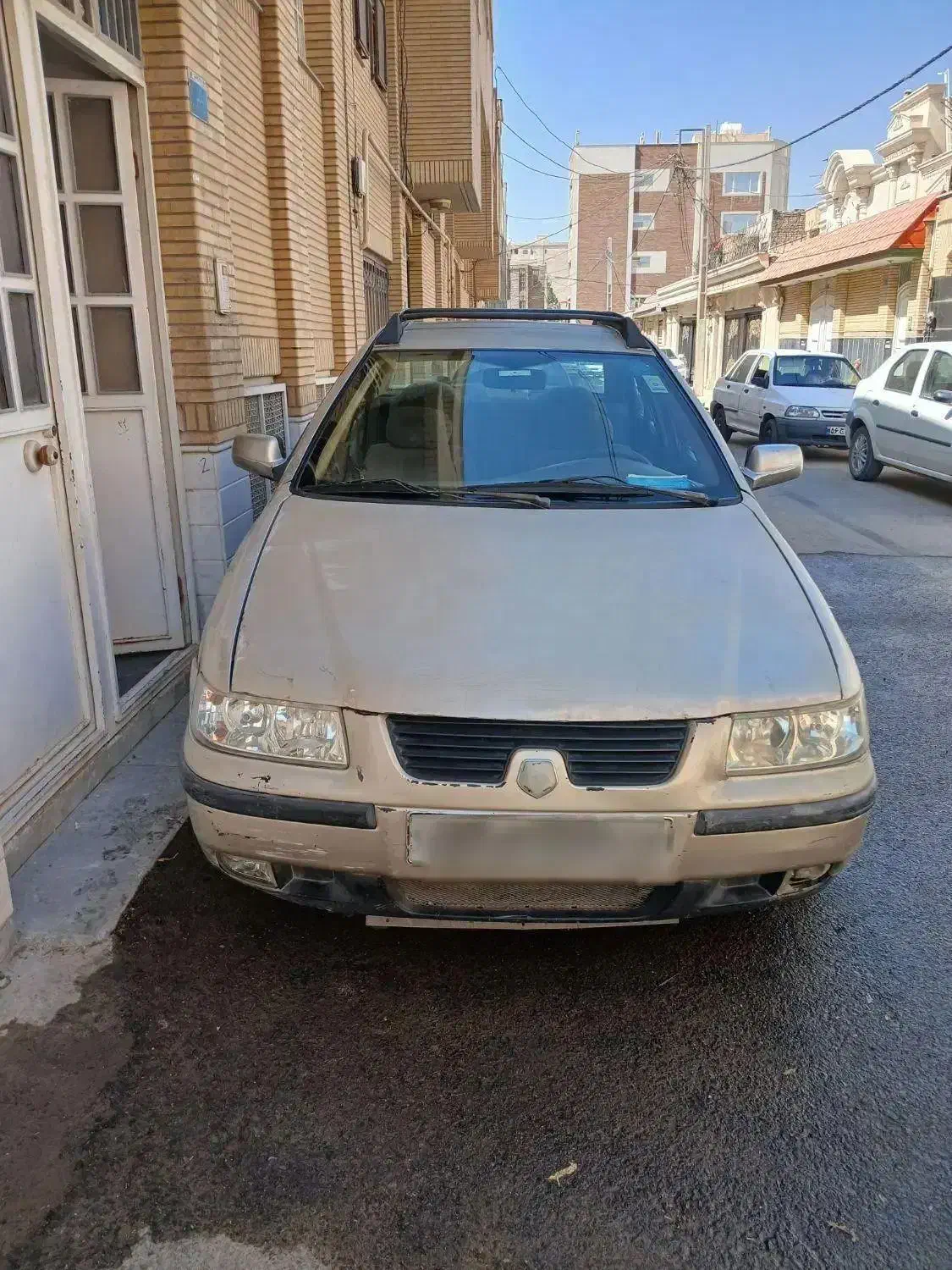 سمند x7 بژ|خودرو سواری و وانت|قم, باجک سه|دیوار