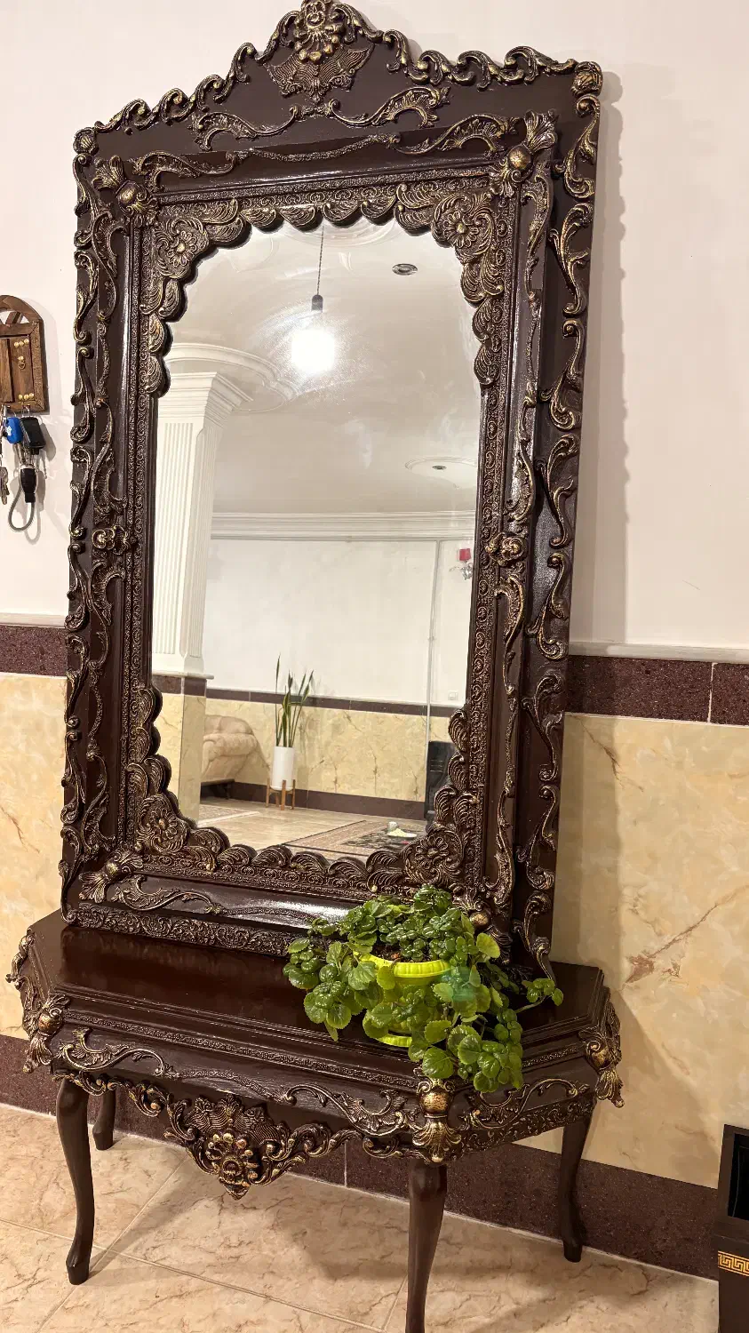 کنسول و ویترین|بوفه، ویترین، کنسول|رزن, |دیوار