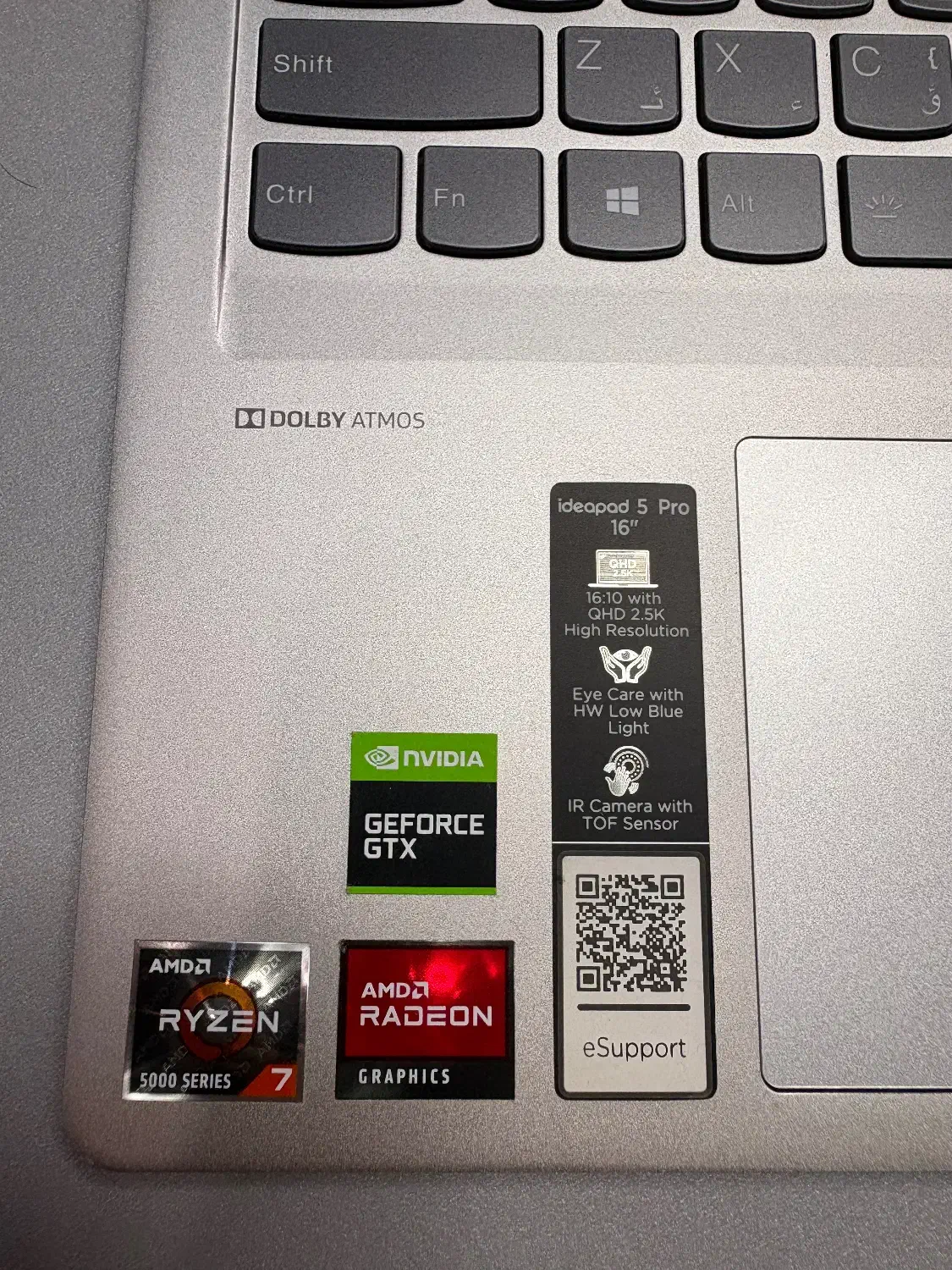 لپ تاپ لنوو ryzen7 ideapad 5 pro 16|رایانه همراه|رشت, معلم|دیوار