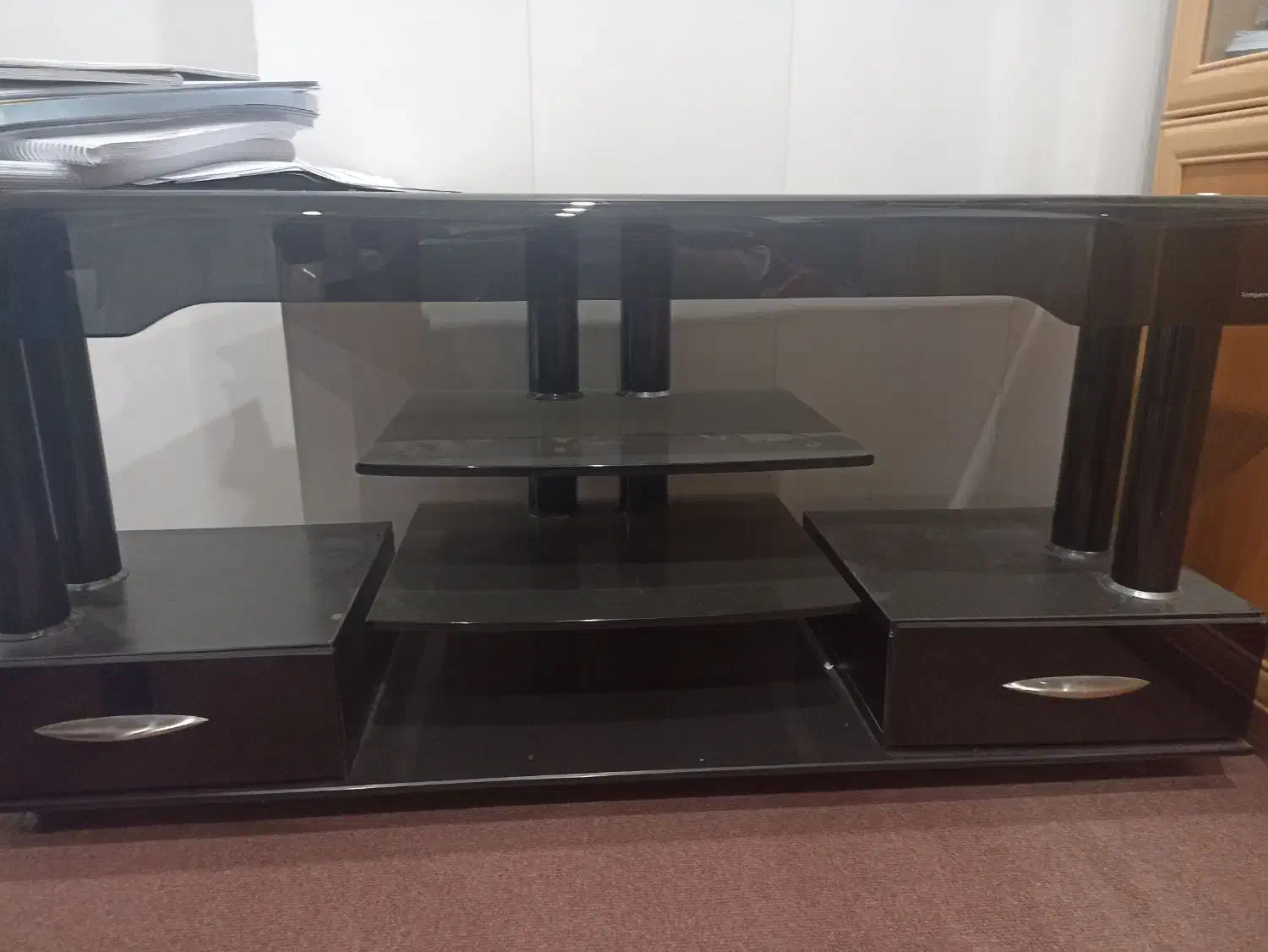 میز تلویزیون شیشه ای|میز تلویزیون|گنبد کاووس, |دیوار