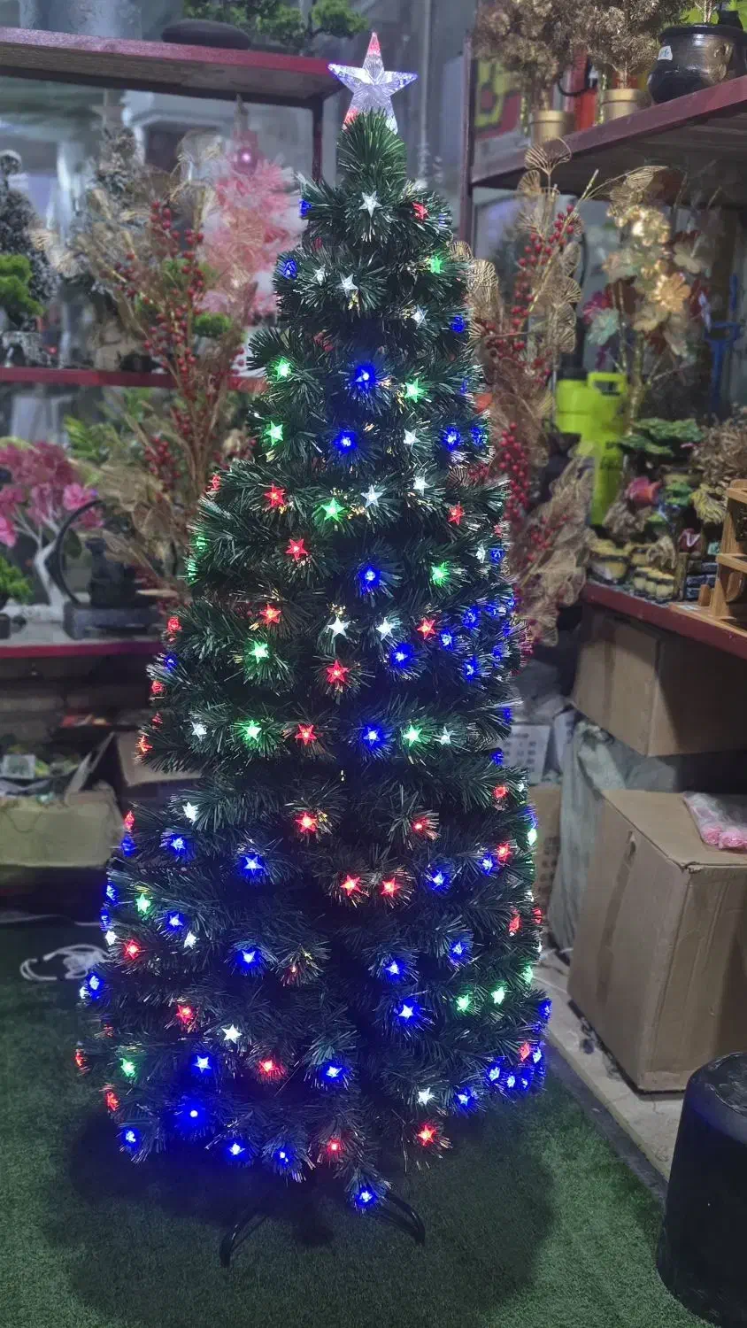 کاج کریسمس ۱۸۰ سانتی چراغ دار|گل مصنوعی|پاکدشت, پاکدشت (مامازند)|دیوار