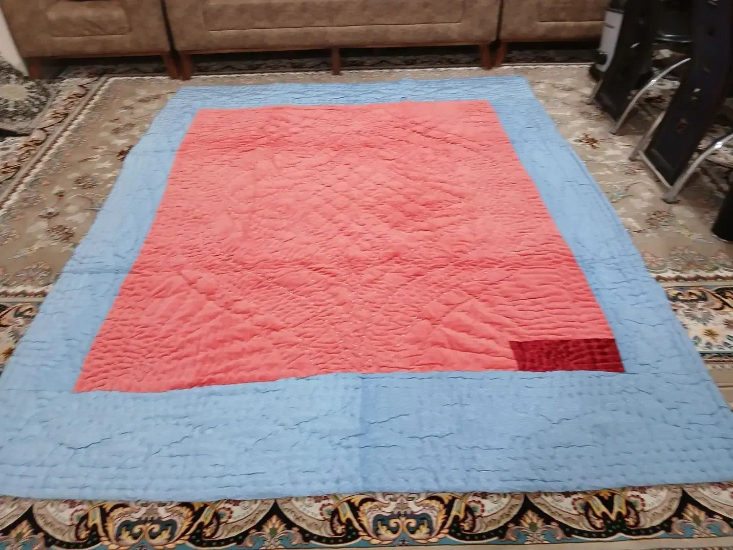 لحاف دست دوز کیفیت عالی نو|رختخواب، بالش، پتو|شهرکرد, |دیوار