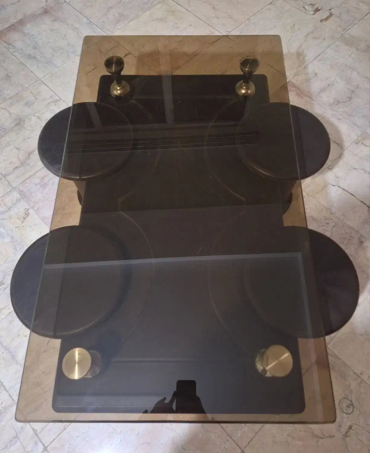 میزجلو مبلی به همراه ۴ عدد عسلی|مبلمان خانگی و میز عسلی|کرج, شهرک فهمیده|دیوار