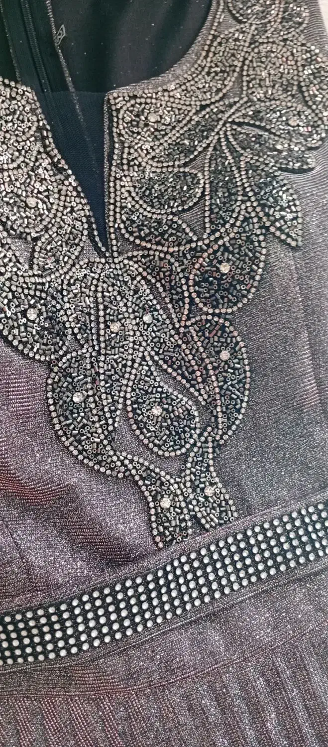 لباس مجلسی سنگ دوزی|لباس|تویسرکان, |دیوار