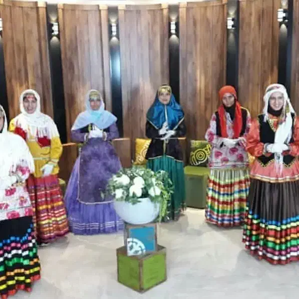 لباس محلی / لباس اقوام|لباس|گرگان, |دیوار