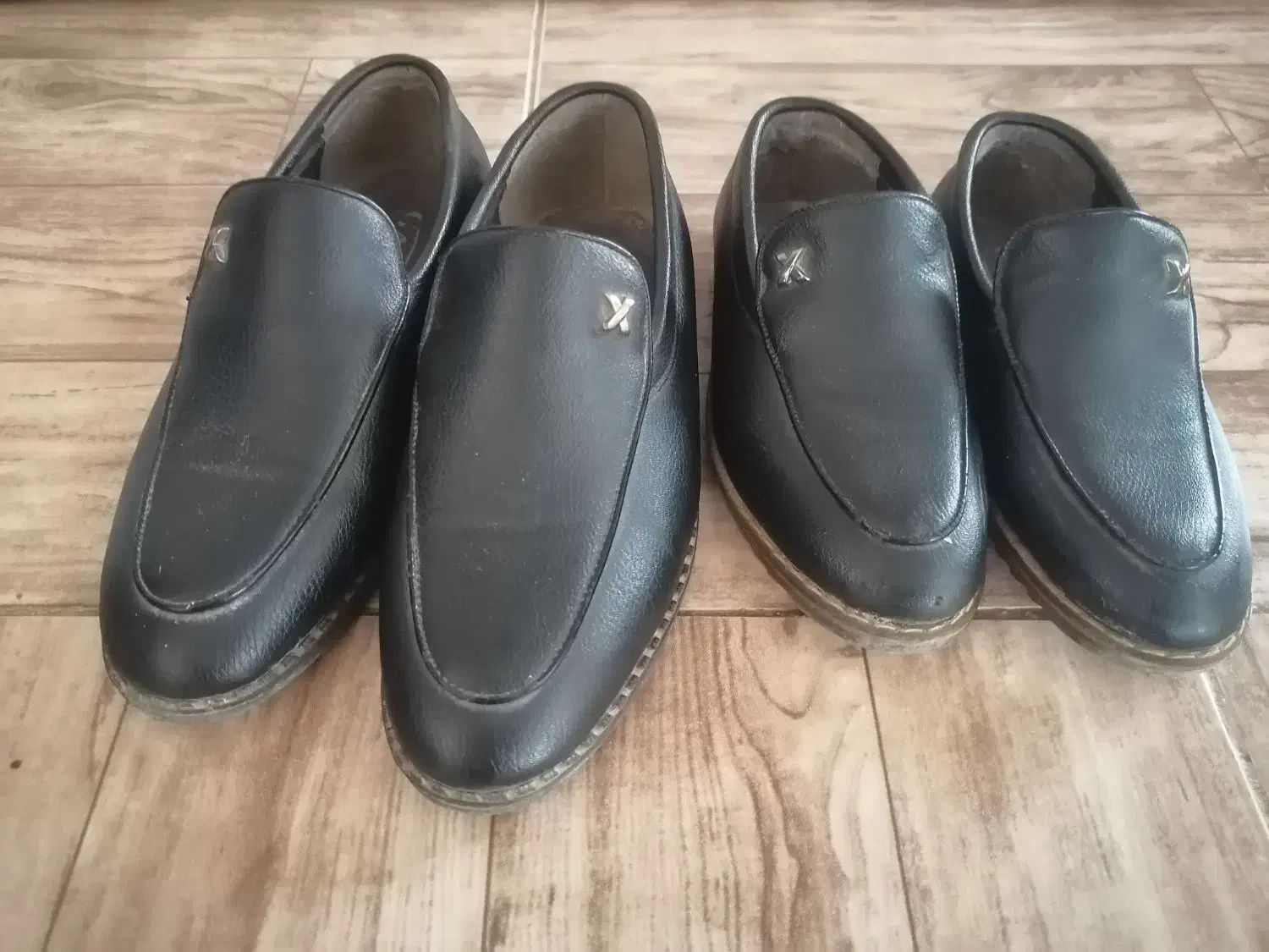 کت و شلوارت عکس کدر ولی مشکی مشکی و کفش سایز 29و34|لباس|بردسکن, |دیوار