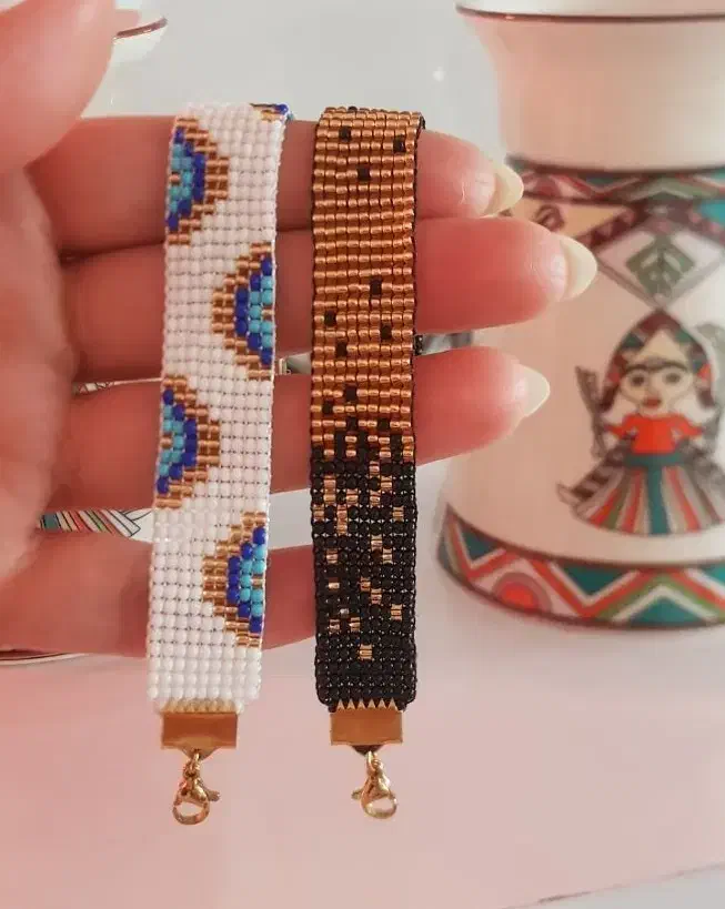 دستبند منجوق بافی سمانه|بدلیجات|گلبهار, شهر جدید گلبهار|دیوار