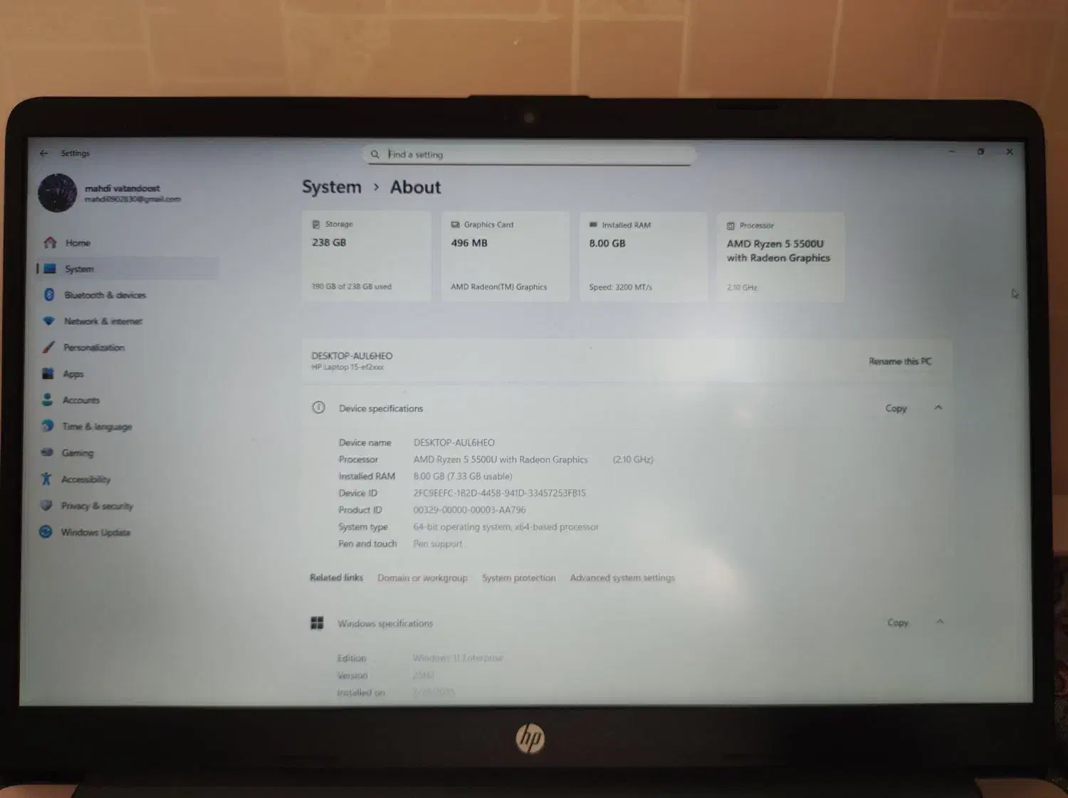 لپتاب hp|رایانه همراه|مشهد, شاهد (شهرک غرب)|دیوار