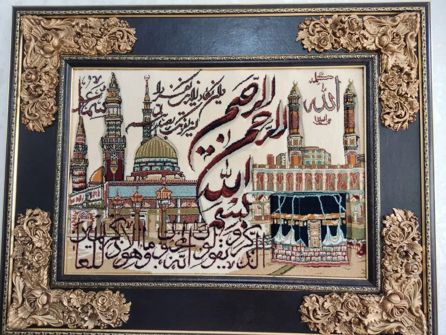 تابلو فرش وان یکاد|تابلو فرش|قم, ولیعصر|دیوار
