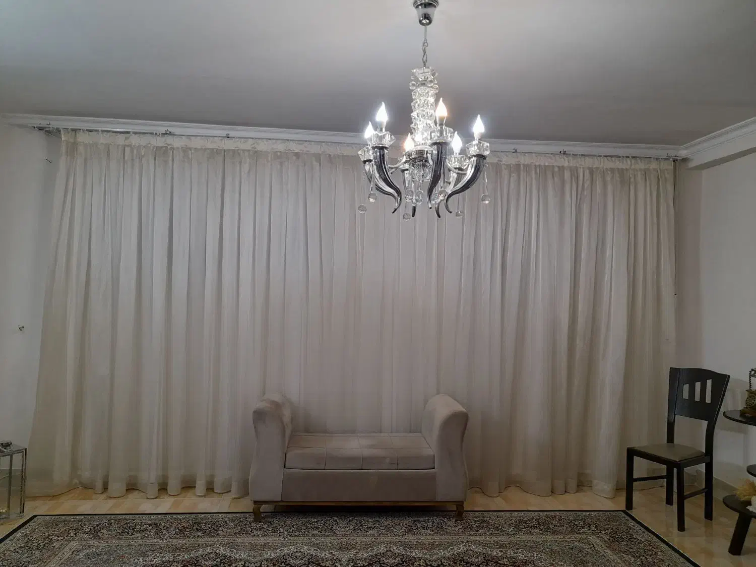 پرده ی منزل|پرده، رانر، رومیزی|سبزوار, کوی بهار|دیوار