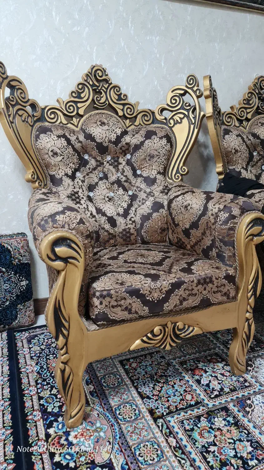 مبل سلطنتی|مبلمان خانگی و میز عسلی|سنندج, |دیوار