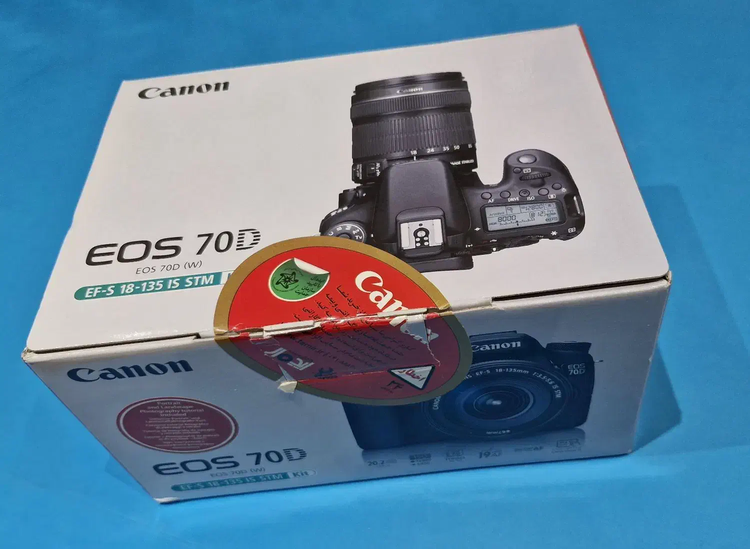 دوربین مدل Canon EOS 70D Kit 18-135mm IS STM Lens|دوربین عکاسی و فیلم‌برداری|رشت, نامجو|دیوار
