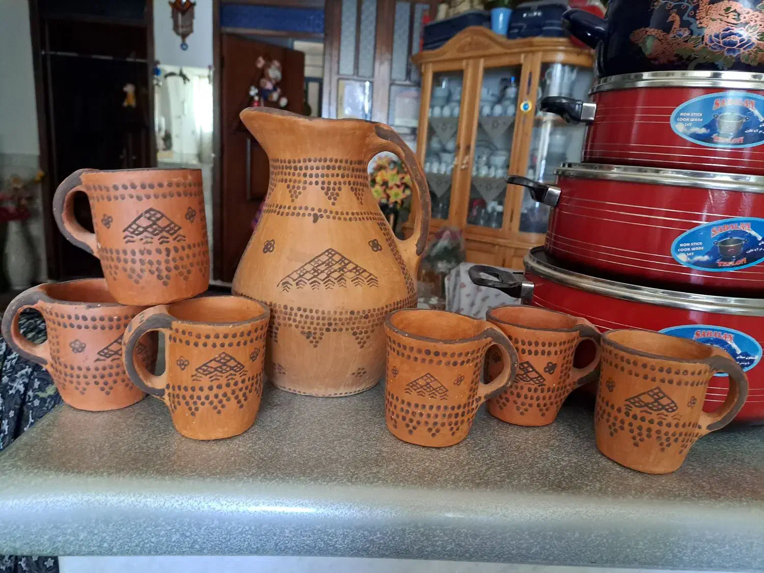 پارچ و لیوان|ظروف سرو و پذیرایی|آزادشهر, |دیوار