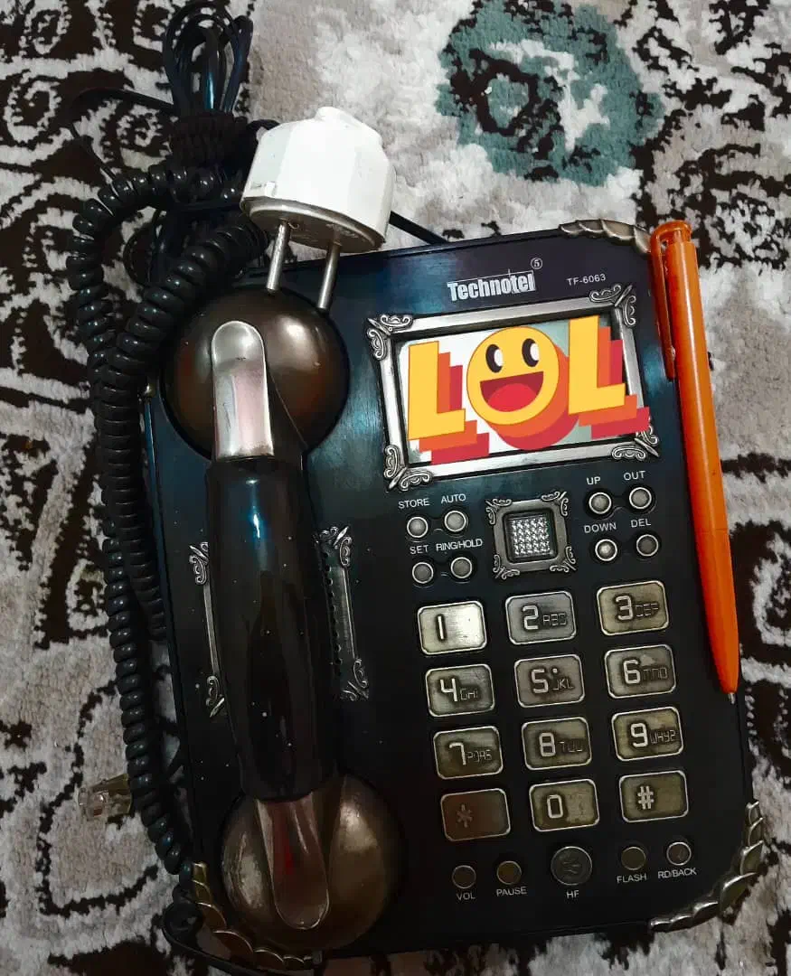 تلفن ثابت کلکسیونی درحد نو تکنوتل|کلکسیون اشیاء عتیقه|صباشهر, |دیوار