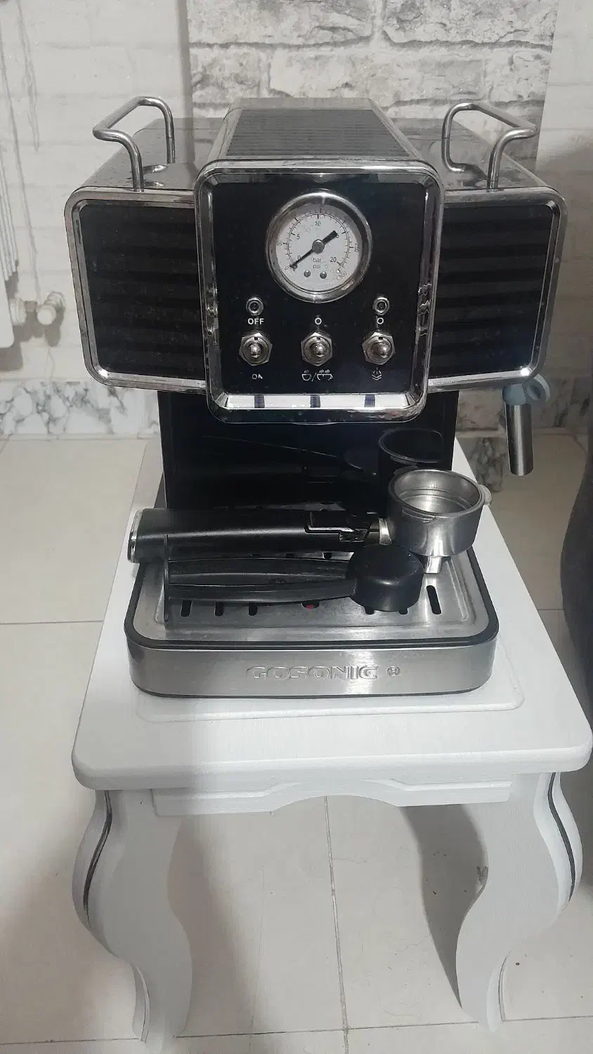 اسپرسو ساز gosonic|سماور، چای‌ساز، قهوه‌ساز|کرمانشاه, |دیوار