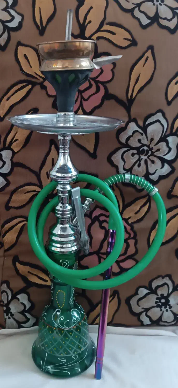 قلیان برنجی با کیف محافظه دار|زیورآلات و اکسسوری|اردکان, |دیوار